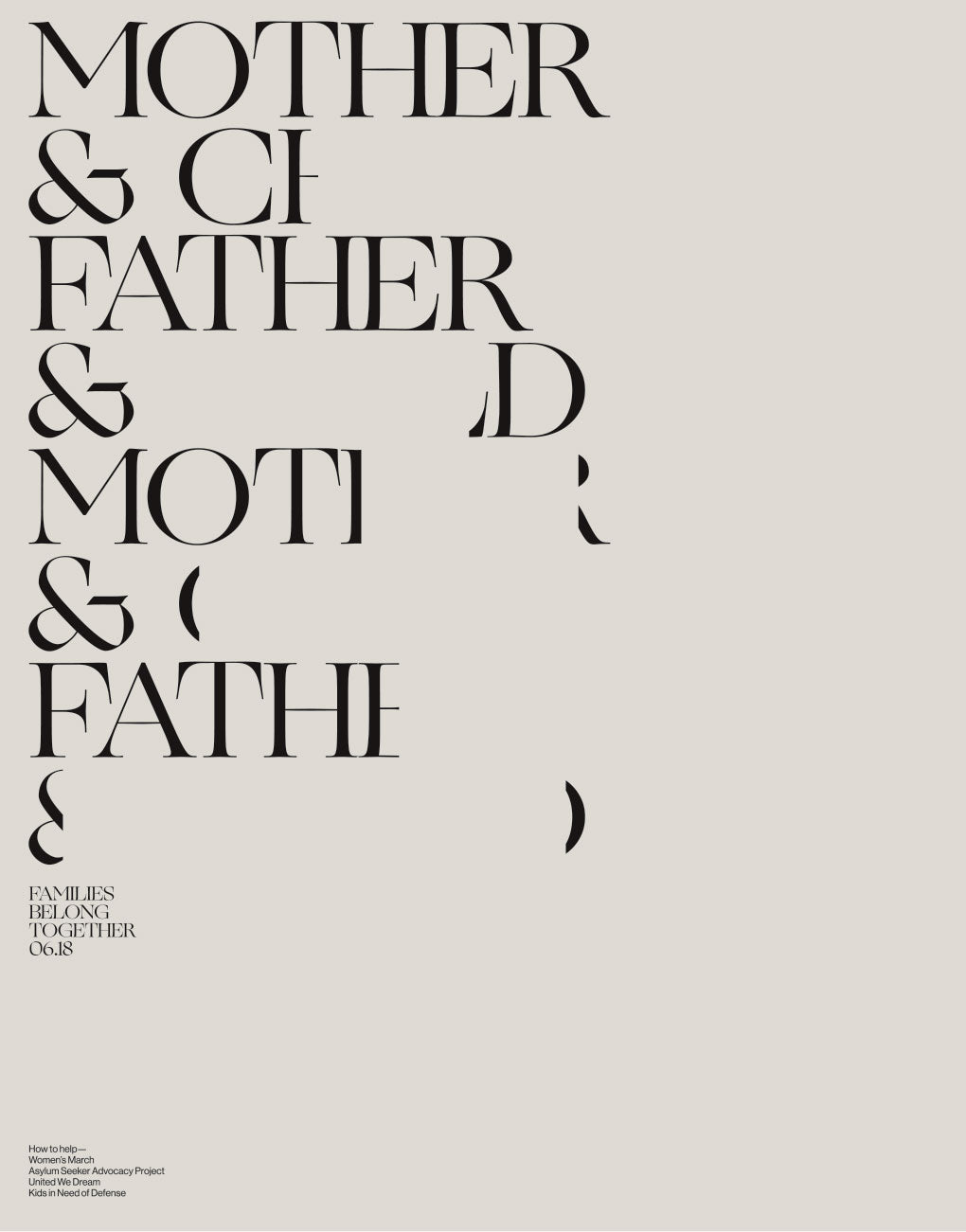 Fidel Peña | Print - Families Belong Together