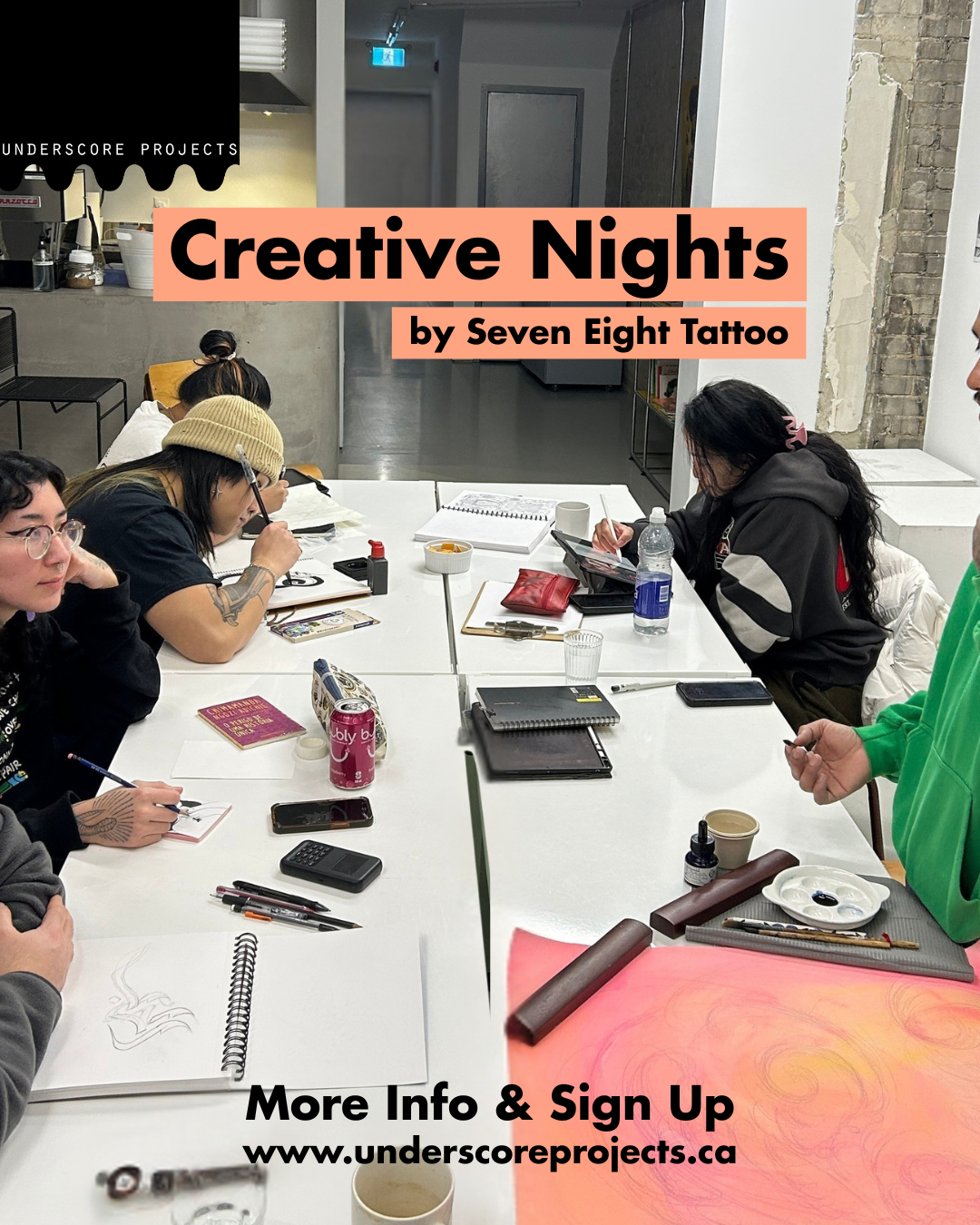 Creative Nights by Seven Eight Tattoo - Thursday, April 9th ...