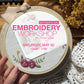 Embroidery Workshop - Mother's Day Special
