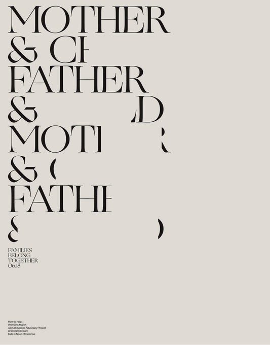 Fidel Peña | Print - Families Belong Together